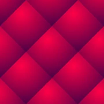 Studded upholstery repeatable pattern. Mosaic of 3d squares. Minimal monochro Stock Illustration