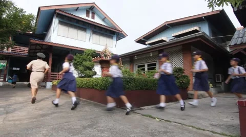 Student 7-8 years old, Scout Assembly, Scout Camp Stock Footage 68854983