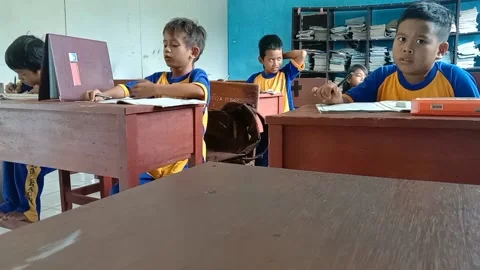 Student activities in the classroom 2 Video stock 207612338