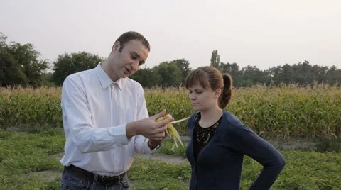 The student agronomist in practice. Stock Footage 68365165