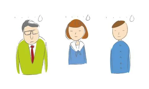 Student and teacher pattern illustration Stock Illustration