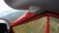 Student of aviation school looking at the ground while flying jet plane, pov 4k or 4k+ Resolution