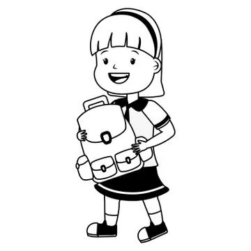 Student back to school Stock Illustration