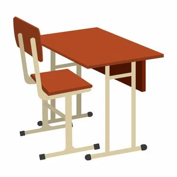 Student bench vector art illustration イラスト素材