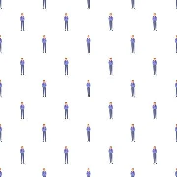Student boy with backpack seamless pattern background Stock Illustration