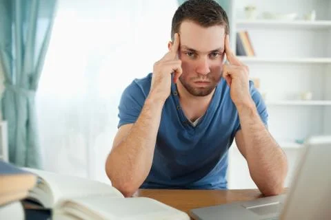 Student can't find the right answer Stock Photos