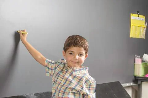 Student chalk board Stock Photos