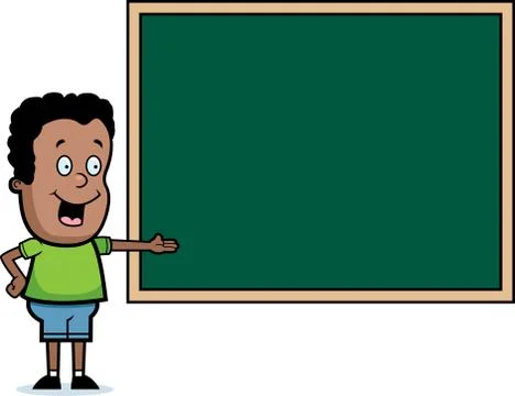 Student Chalkboard Stock Illustration
