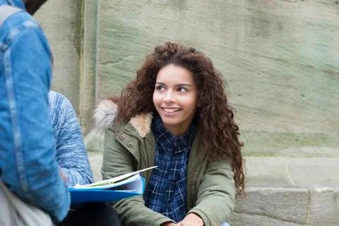 Student in the City 스톡 사진