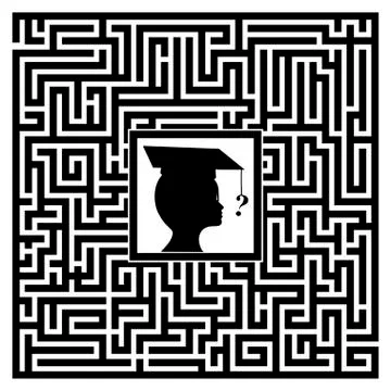 Student Counseling Service Illustrazione stock