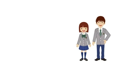 Student Couple explaining - Blazer Stock Footage 71353138