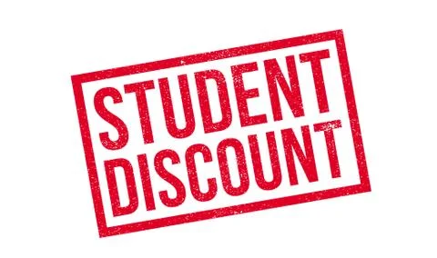 Student Discount rubber stamp Stock Illustration