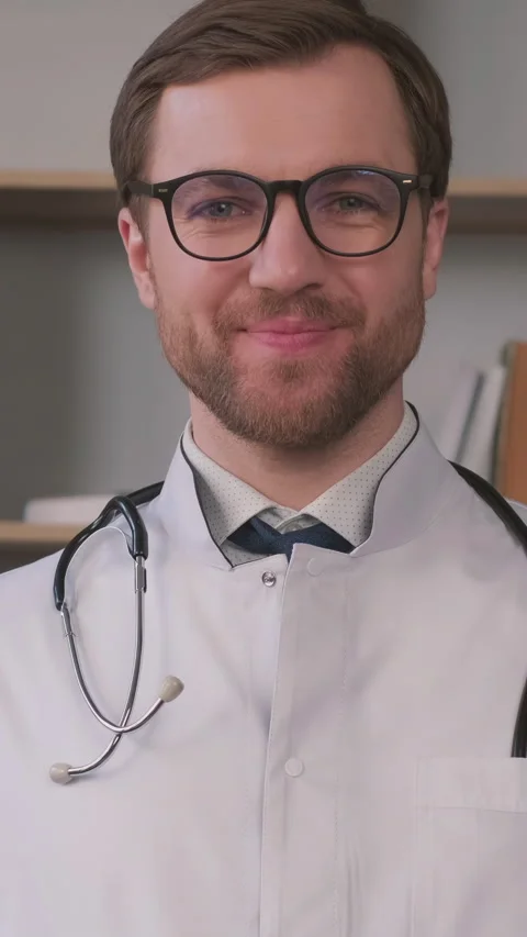 A student in a doctor's gown in the library. On the background of the book Stock Footage 255833173