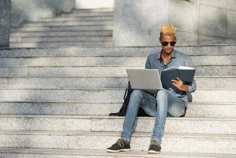 Student doing homework Stock Photos