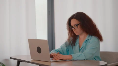 Student doing homework preparing for class Video stock 263541269
