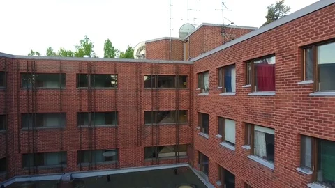 Student dormitory in Otaniemi Campus Stock Footage 83416206