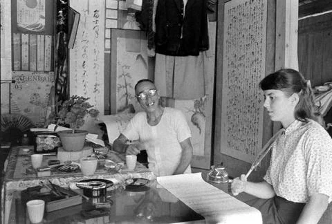 Student Exchange Program, Japan - 08 Jan 1965 Foto stock