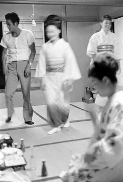 Student Exchange Program, Japan - 08 Jan 1965 Foto stock