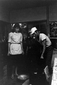 Student Exchange Program, Japan - 08 Jan 1965 Foto stock