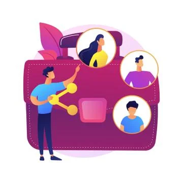 Student exchange program vector concept metaphor Stock Illustration