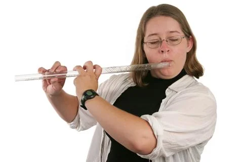 Student Flautist Stock Photos