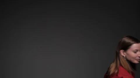 Student fooling at the camera Video stock 105392595