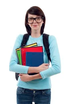 Student with Glasses Stock Photos