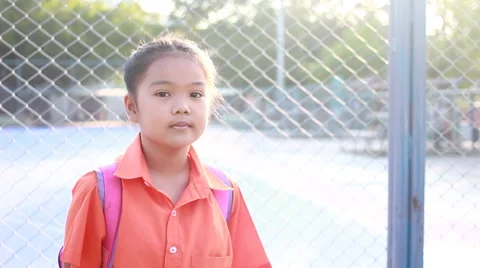 Student go to school Stock Footage 44287851