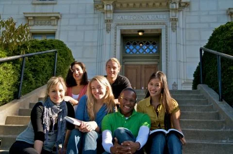 Student group studying Stock Photos