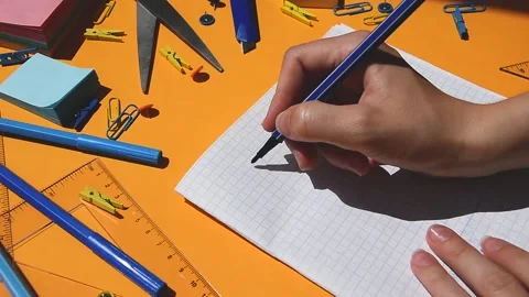 Notepad Draw Stock Videos – Royalty-Free HD & 4K Videos | Pond5
