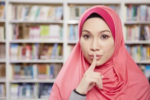 Student with hand gesture Foto stock