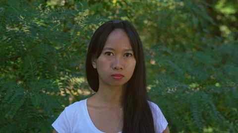Student has fun shows different emotions Stock Footage