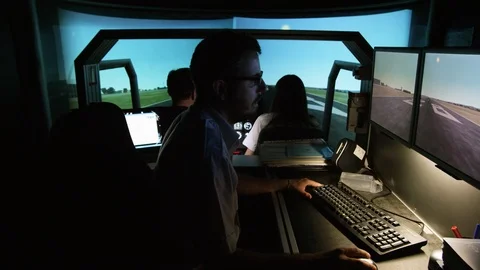 Student, Helicopter, Learning, Training, Training Course, Indoors, Day, Stock Footage 96073998