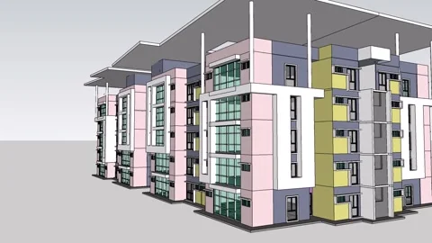 Student Hostel Stock Footage 252051661