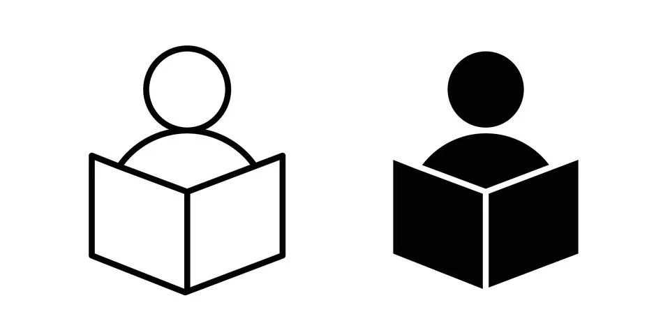 Student icon design. Simple Vector illustrations.. Stock Illustration