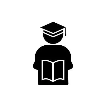 Student Icon / Learning Icon Ilustração Stock