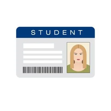 Student ID card Stock-Illustration