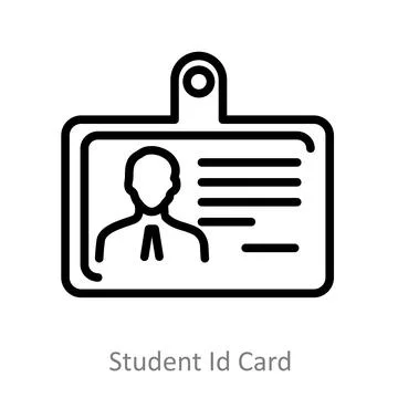 Student Id Card Stock Illustration