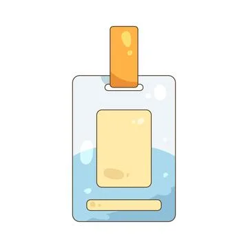 Student identification card Stock Illustration
