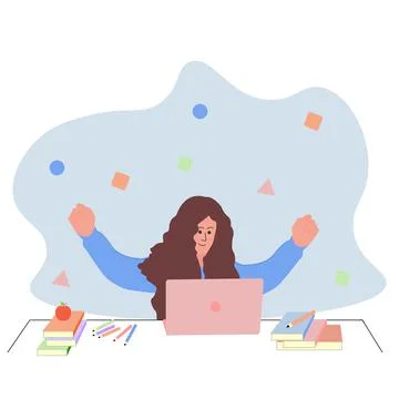 Student Stock Illustration