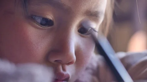 Student in the  impoverished mountainous area=5 스톡 동영상 77183872