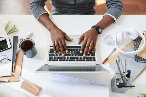 Student by laptop Stock Photos