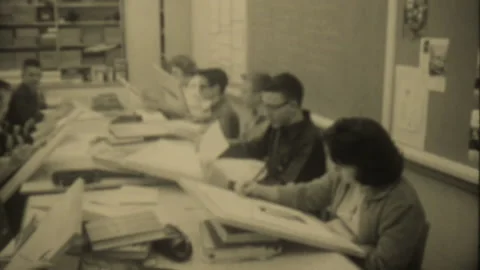 Student learning about teeth and dental hygiene in classroom, Students making po Stock Footage 230746565