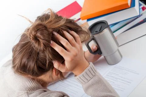 Student learning difficulties Stock Photos
