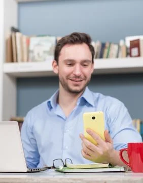 Student in library Stock Photos