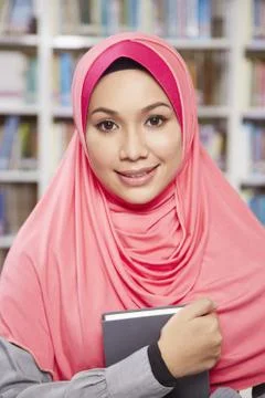 A student in library Stock Photos