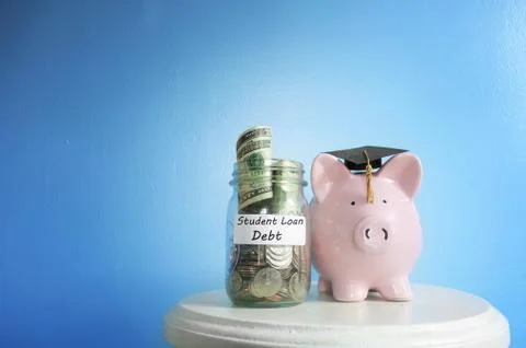 Student Loan debt Foto stock