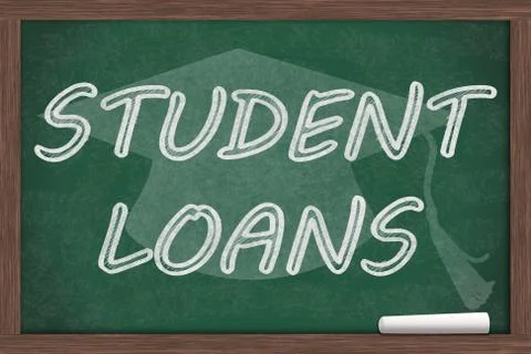 Student loans Illustrazione stock