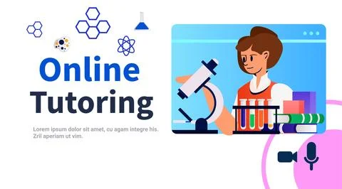 Student making chemical experiments in virtual lab scientist researcher using 스톡 일러스트