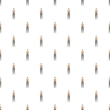 Student man studying holding book seamless pattern 스톡 일러스트